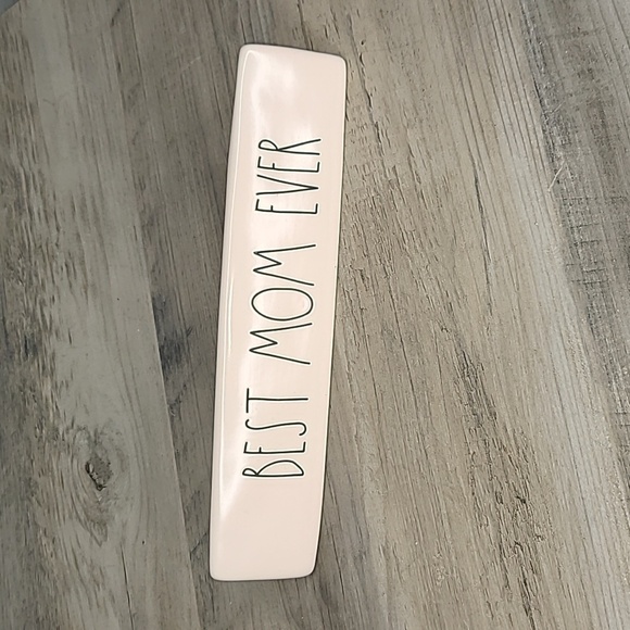 NEW Rae Dunn Desk Sign "Best Mom" - Picture 2 of 4